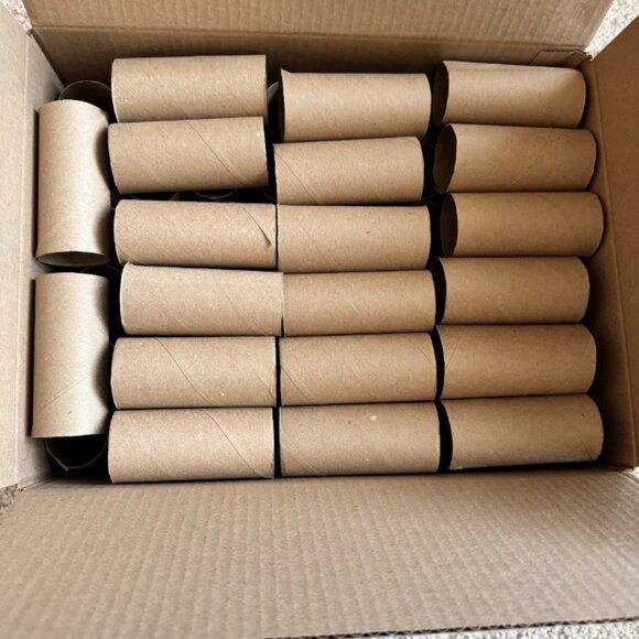 68 Empty Toilet Paper Rolls Cardboard Tubes Arts & Crafts School Project - Picture 1 of 3